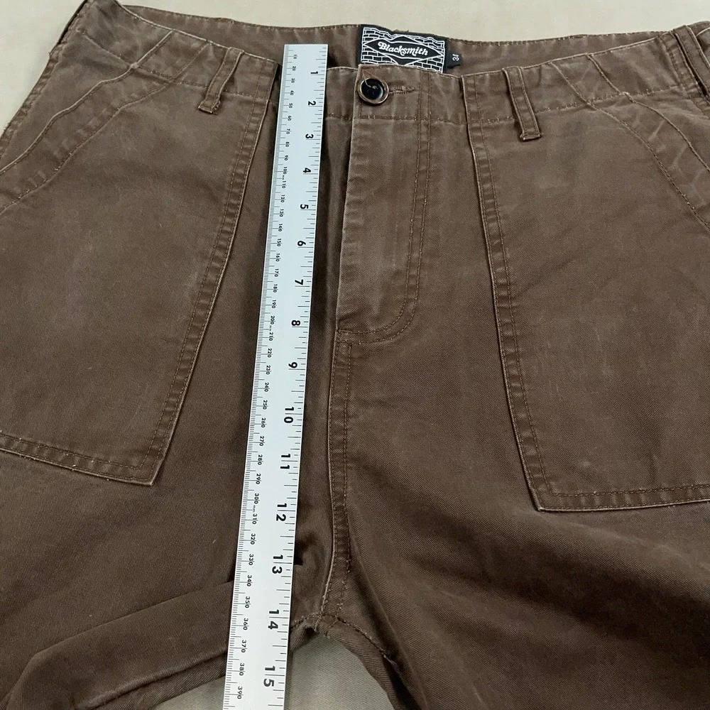 Blacksmith Sowing Field Pants Brown Mens 34 Work Utility Cotton Carpenter Chore
